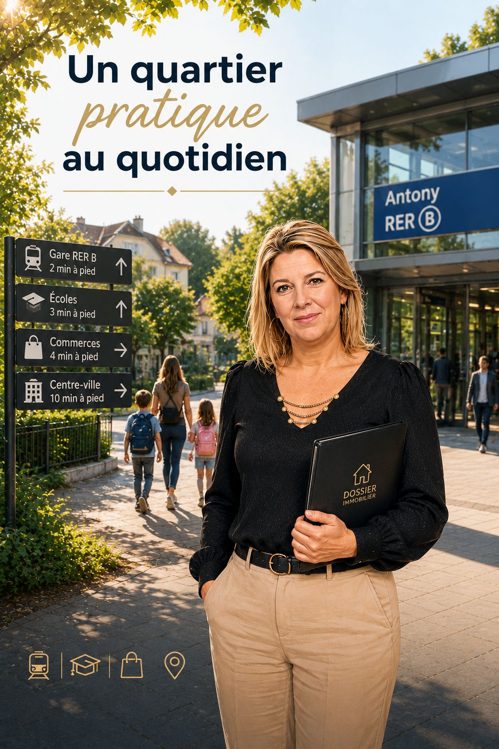 Transports et écoles aux Rabats à Antony