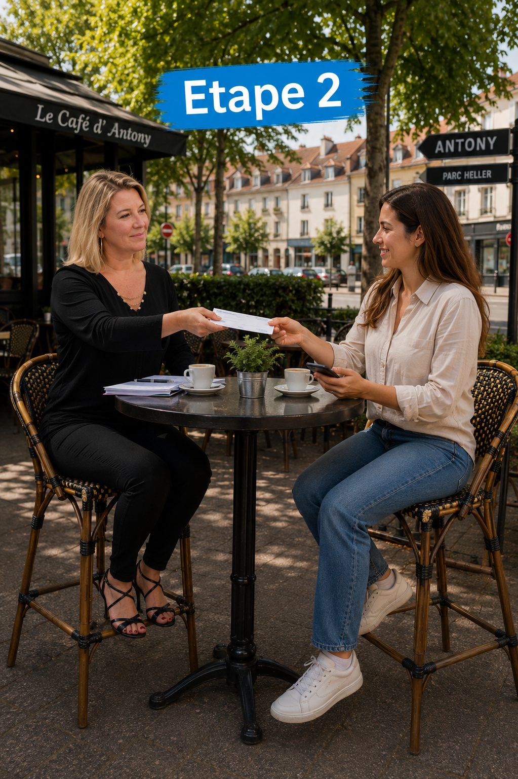 Étape 2 – Rencontre autour d’un café à Antony
