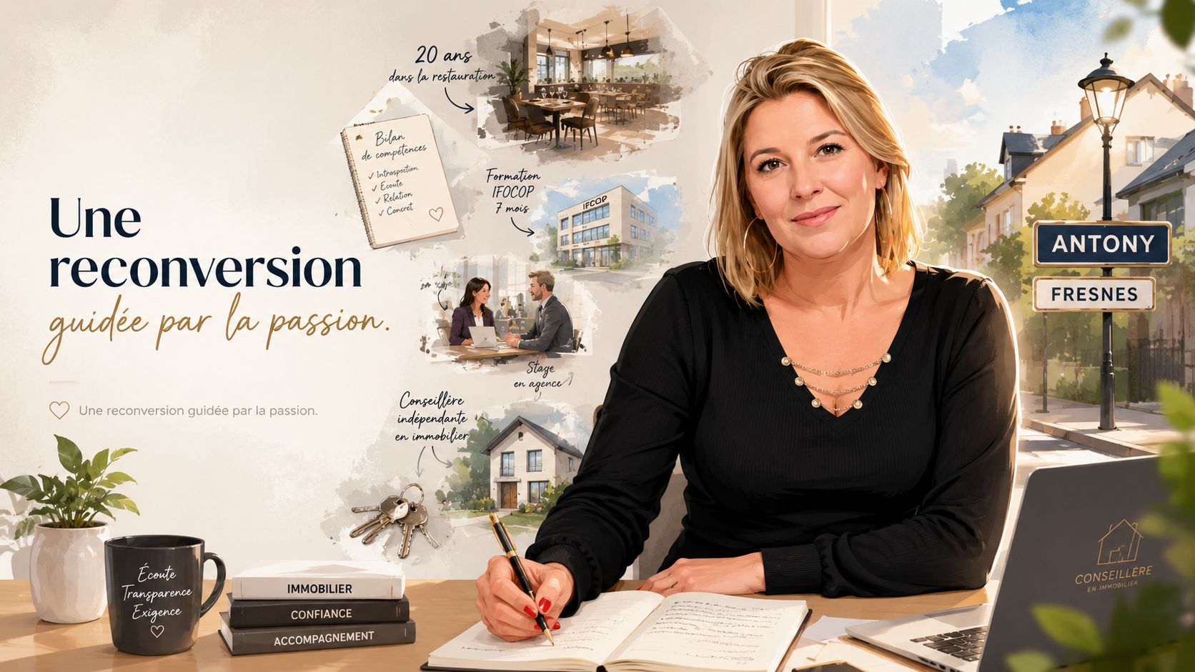 Jennifer Jamelin, conseillère immobilier — mon parcours