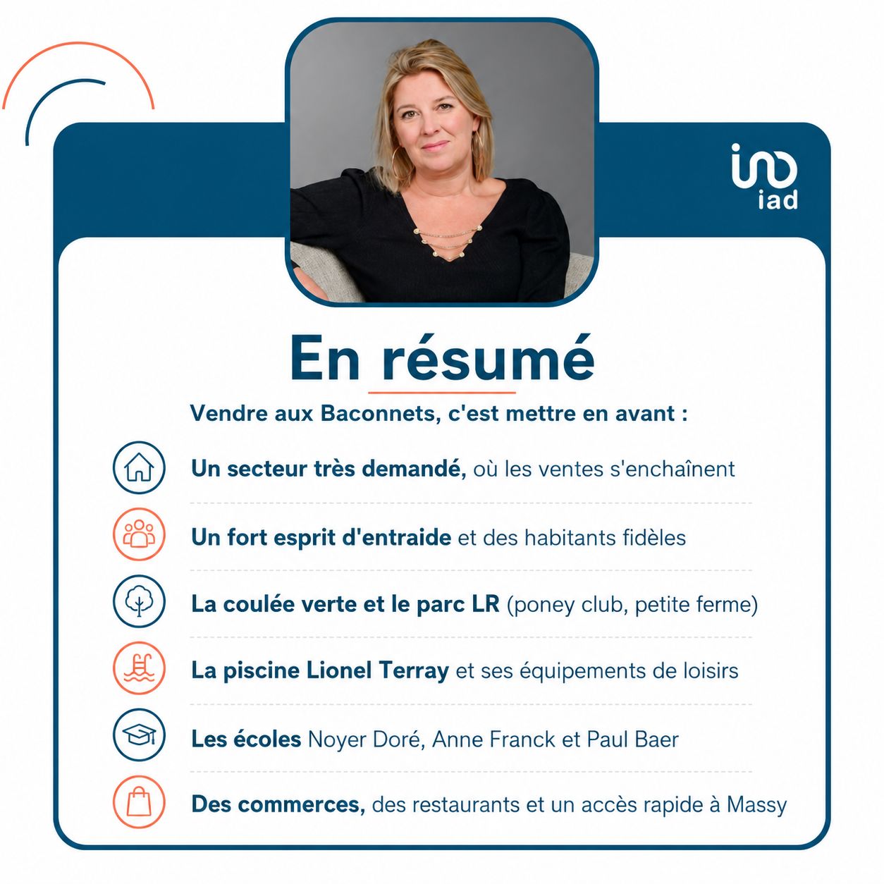 Infographie — vendre une maison aux Baconnets