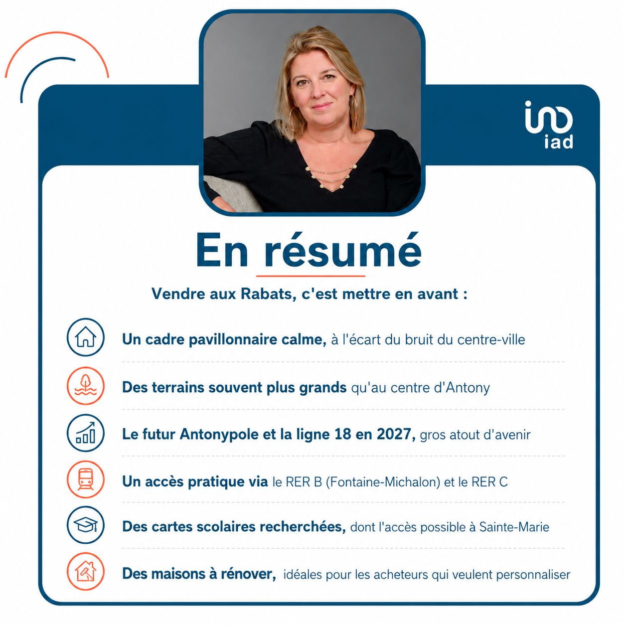 Infographie — vendre une maison aux Rabats